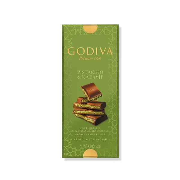 Pistachio & Kadayif Milk Chocolate Bar