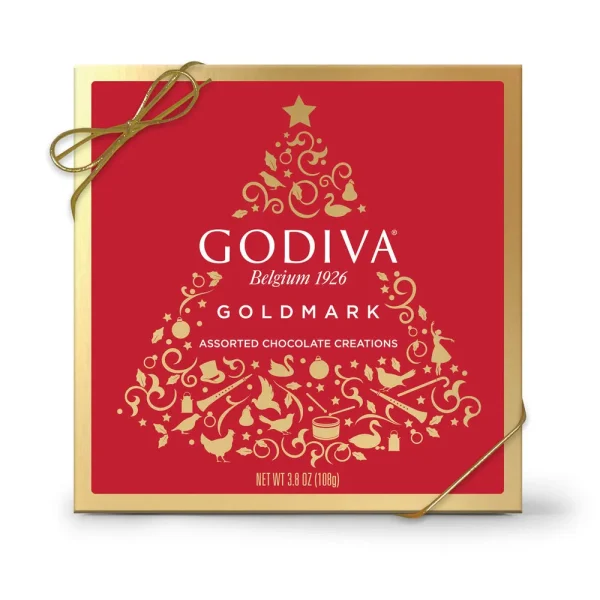 Limited Edition Assorted Chocolate Holiday Gift Box, 9pc